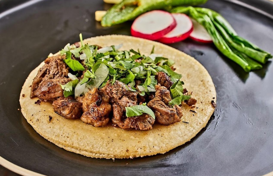 Carne asada taco
