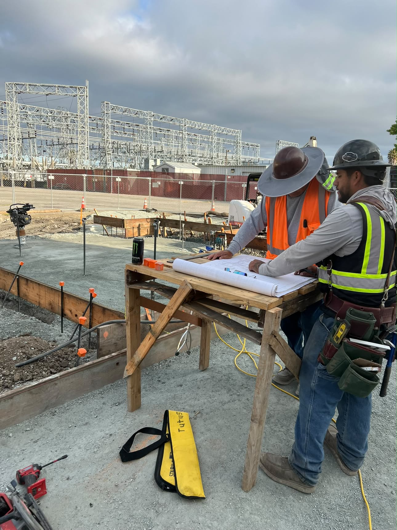 Commercial concrete project by E & T Concrete