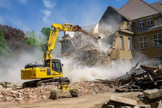 Concrete demolition and debris removal