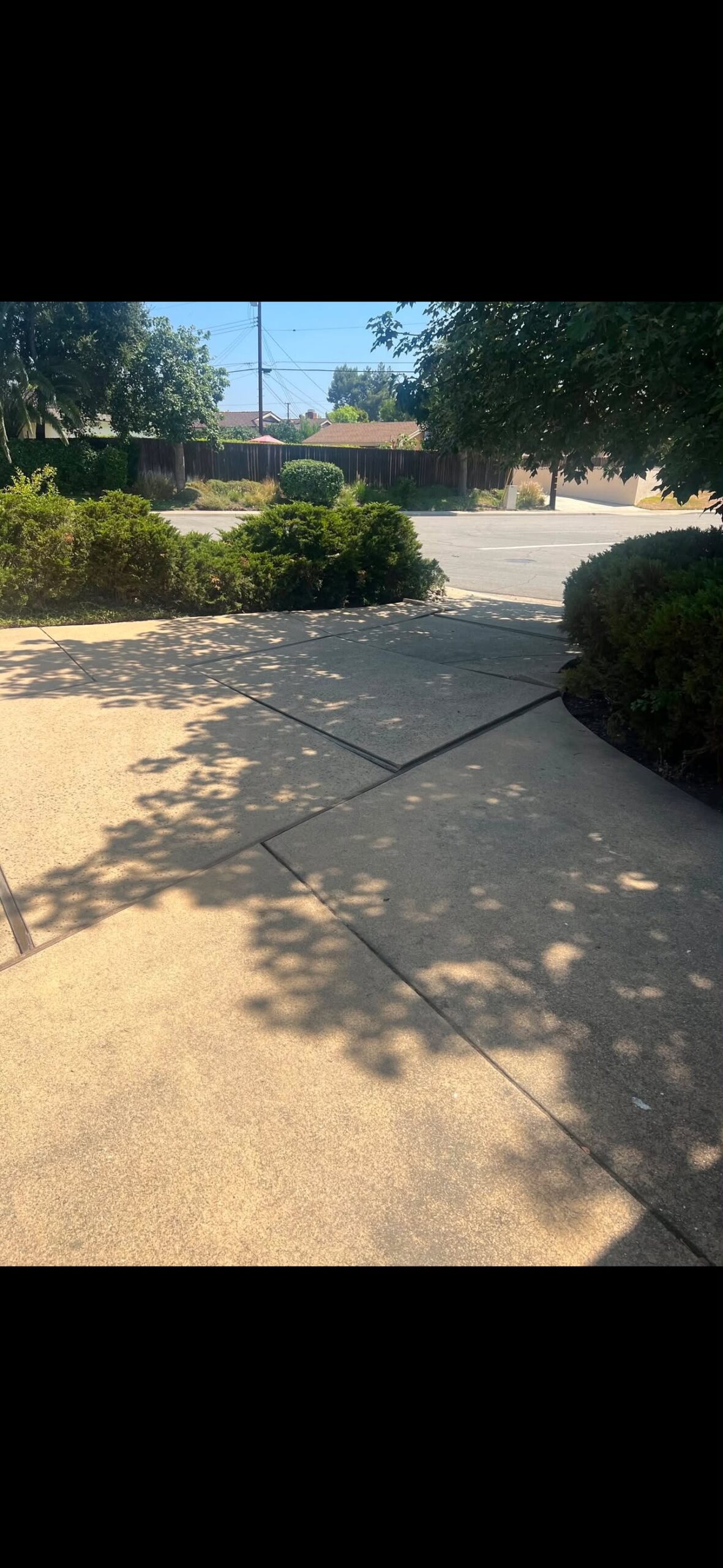 Concrete flatwork pour